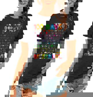 100 Days Of School Teacher Kids Student Boy Girl 100 Hearts Women T-shirt | Seseable UK