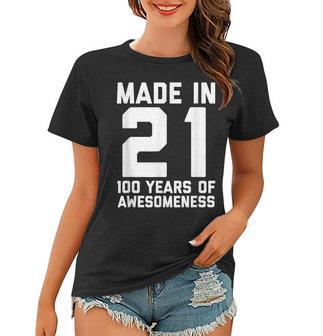 100 Geburtstag Geschenk Für Ihre Frauen 100 Jahre Alte Oma Frauen Tshirt - Seseable