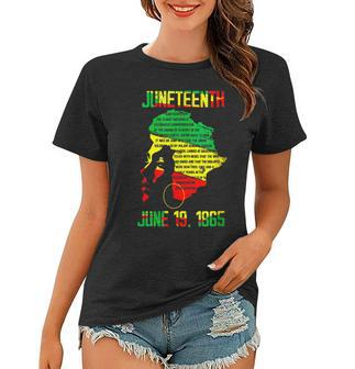 1865 Junenth Celebrating Black Black Queen African Women T-shirt - Seseable