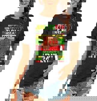 1865 Junenth Is My Independence Day For Black Women Men Women T-shirt | Mazezy