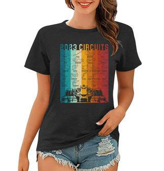 2023 Circuits Retro Sunset Women T-shirt - Monsterry DE