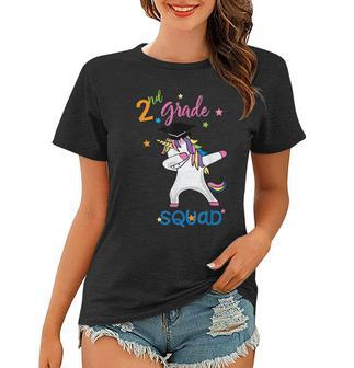 2Nd Grade Squad Unicorn Second Grade Teacher Women T-shirt | Mazezy