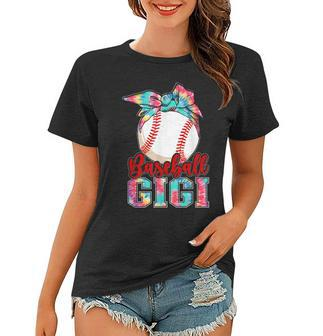 Baseball Gigi Cute Tie Dye Baseball Player And Fans Women T-shirt | Mazezy CA