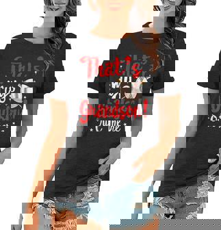 Baseball Grandma Funny Thats My Grandson Out There Baseball Women T-shirt | Mazezy