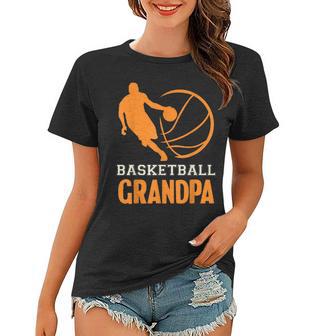 Basketball Opa Schwarzes Frauen Tshirt mit Spielergrafik - Seseable