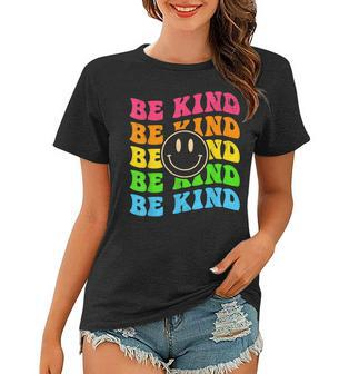 Be Kind Retro Happy Face Vintage Positivity  Women T-shirt