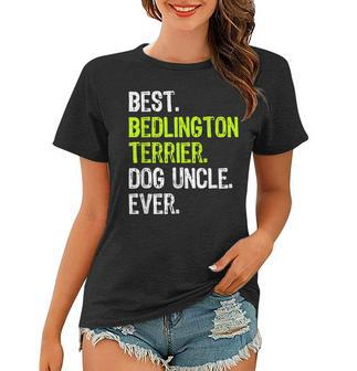 Best Bedlington Terrier Dog Uncle Ever Women T-shirt | Mazezy