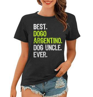Best Dogo Argentino Dog Uncle Ever Women T-shirt | Mazezy