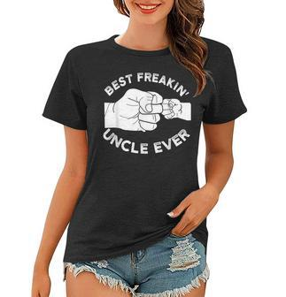 Best Freakin Uncle Ever Baby Announcement Gift For Mens Women T-shirt | Mazezy