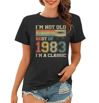 Best Of 1983 Made In 1983 40Th Birthday Gift 40 Year Old Women T-shirt - Seseable