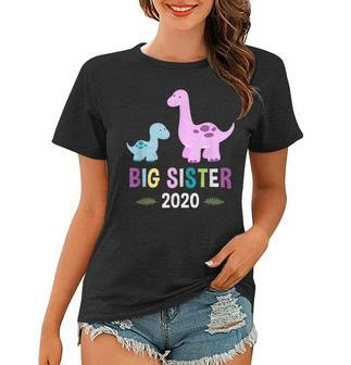 Big Sister 2020 Brontosaurus Dinosaur Women T-shirt | Mazezy DE
