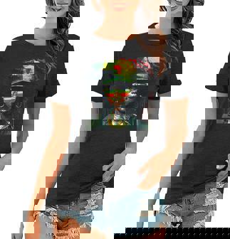 Black Afro Queen Melanin Dripping African Womens Junenth Women T-shirt | Mazezy