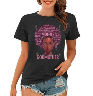 Black Women Godmother Mom African American Happy Mothers Day Women T-shirt - Thegiftio
