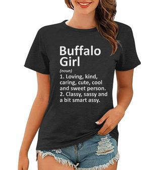 Buffalo Girl Ny New York Funny City Home Roots Women T-shirt - Thegiftio UK