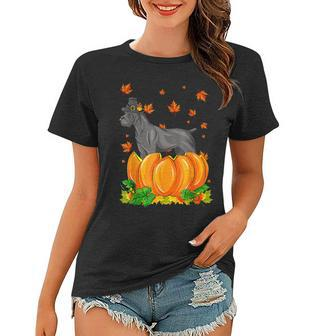 Cane Corso Happy Thanksgiving Dog Pumpkin Fall Autumn Women T-shirt - Thegiftio UK