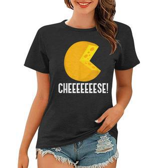 Cheeeeese Ironisches Zitat Käserei Bio-Lebensmittel Frauen Tshirt - Seseable