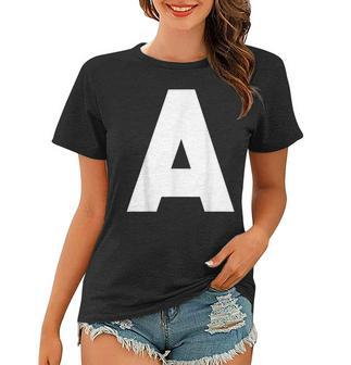 Chipmunk Halloween Carnival Group Costume Letter A Red Women T-shirt - Thegiftio UK