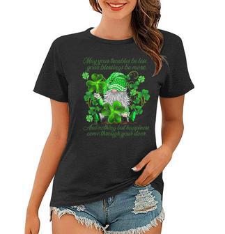 Christian Gnome St Patricks Day Irish Blessing Leprechaun Women T-shirt - Thegiftio UK