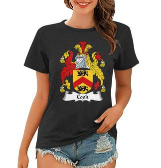 Cook Coat Of Arms Family Crest Women T-shirt - Seseable