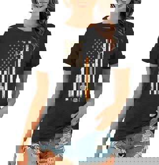 Craft Beer American Flag Usa 4Th July Brewery Women T-shirt | Mazezy