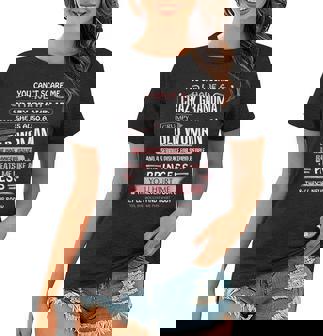 Crazy Grandma Is A Grumpy Old Woman Treats Me Like Princess Women T-shirt | Mazezy