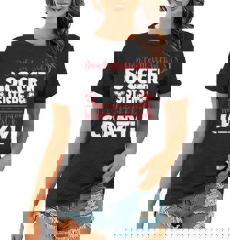 Crazy Soccer Sister We Dont Just Look Crazy Women T-shirt | Mazezy