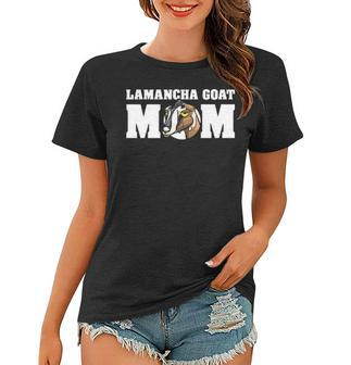 Cute Cartoon Lamancha Goat Mom Women T-shirt - Seseable