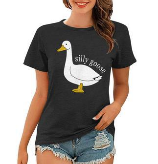 Cute Silly Goose Ugly Xmas Funny Goose Trendy Clothing Women T-shirt | Mazezy