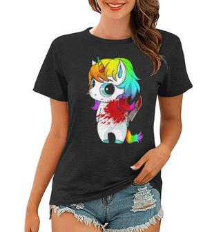Cute Sweet But Psycho Humor Wife Mom Gift Horror Goth Punk Women T-shirt - Seseable