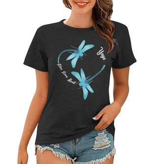 Dragonfly Live Love Spoil Yaya Funny Yaya Gift For Mom Women Women T-shirt - Seseable