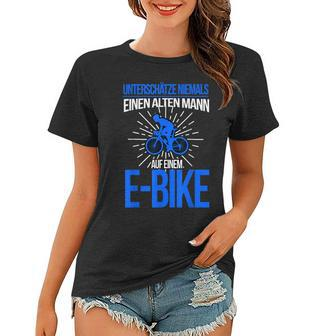 E-Bike Herren Spruch Elektrofahrrad Mann Fahrrad Frauen Tshirt - Seseable