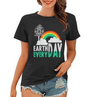 Earth Day Everyday Rainbow Tree T Shirt Women T-shirt | Mazezy DE