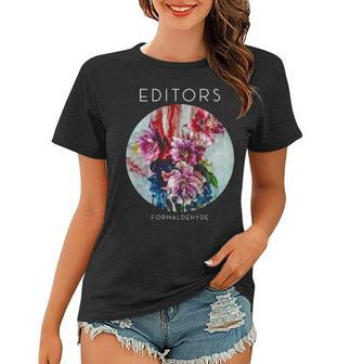 Editors Band The Flowers Women T-shirt | Mazezy