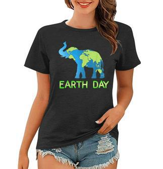 Elephant Earth Day For Earthday 2019 Tee Women T-shirt | Mazezy