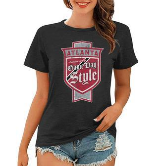 Faded Atlanta Beer Label - Big Peach Pride Women T-shirt | Mazezy
