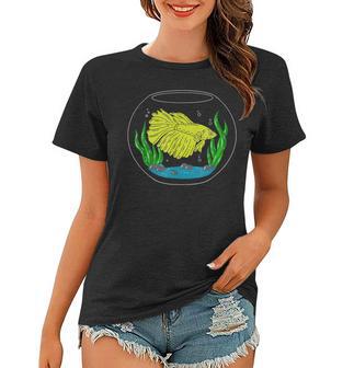 Fisch Aquarium Niedlich Frauen Tshirt - Seseable