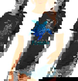 Florida Vacation Vintage Retro Sea Turtle Women T-shirt | Mazezy