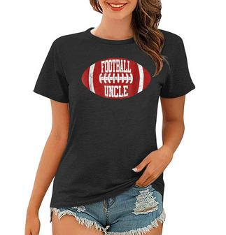 Football Uncle Support Watching Play Game Gift Women T-shirt | Mazezy UK