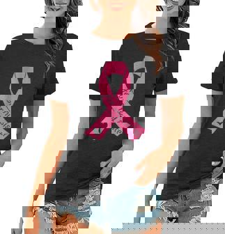 For My Sister Breast Cancer Awareness Pink Ribbon Women T-shirt | Mazezy