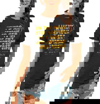 Funny Gift For Stepbrother From Stepsister Make A Great Gag Women T-shirt | Mazezy