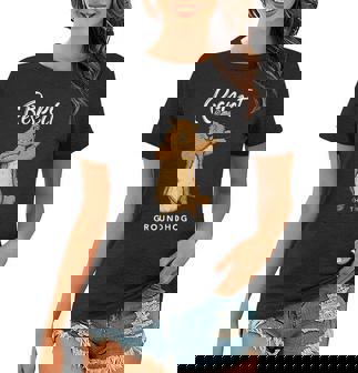 Funny Groundhog Day Shirt Dabbing Respect The Groundhog Tee Women T-shirt | Mazezy