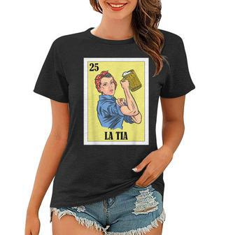 Funny Mexican Design For Aunt La Tia Women T-shirt - Thegiftio UK