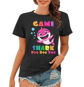 Gami Shark Funny Mothers Day Gift For Womens Mom Women T-shirt - Seseable