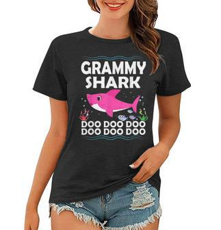 Grammy Shark Doo Doo Funny Gift Idea For Mother & Wife Women T-shirt - Seseable