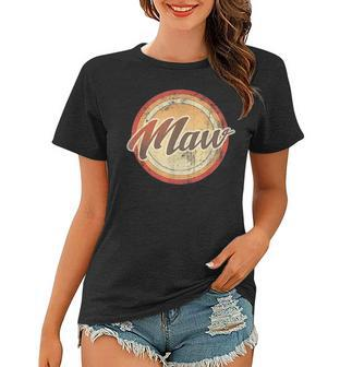 Graphic 365 Maw Vintage Mothers Day Funny Grandma Gift Women T-shirt - Seseable