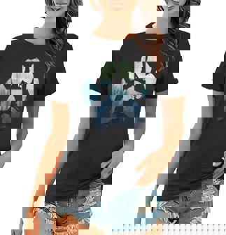 Great Pyrenees Dog Paw Mom Dad Mountains Women T-shirt | Mazezy