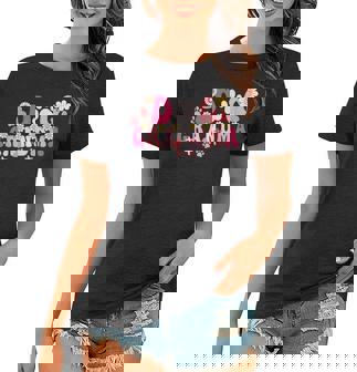 Groovy Dog Grandma Owner Mama Grandma Dog Lovers Women T-shirt | Mazezy