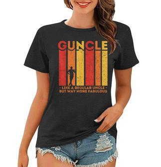 Guncle Gifts Funny Gifts For Gay Uncle Women T-shirt | Mazezy