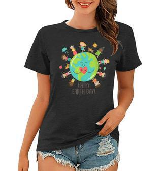 Happy Earth Day Children Around The Planet 2019 Shirt Women T-shirt | Mazezy
