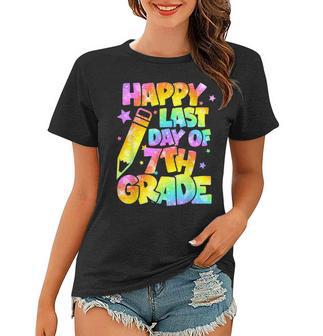 Happy Last Day Of 7Th Grade School Summer Teacher Students Women T-shirt | Mazezy